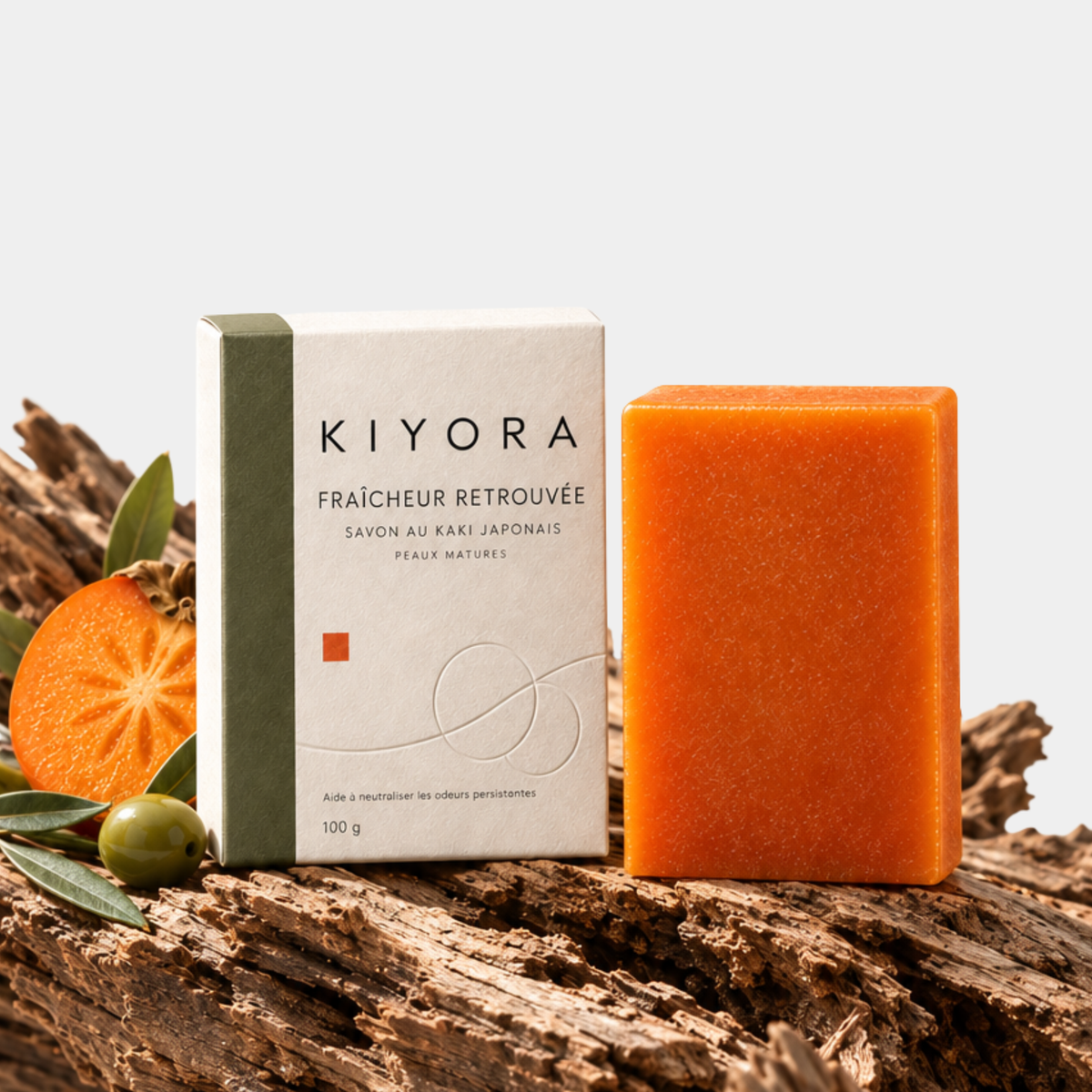 Savon anti-odeur au kaki japonais